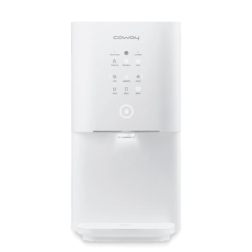 Coway Glaze water purifier, front view