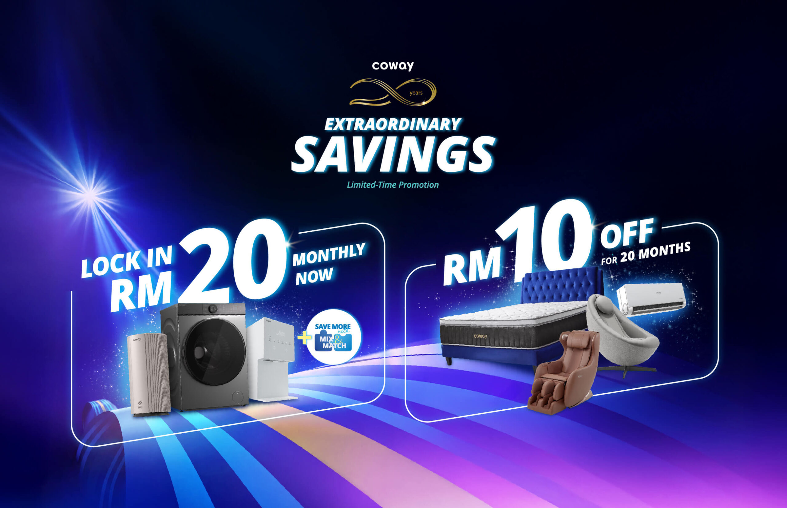 Coway 20th Anniversary Promotion